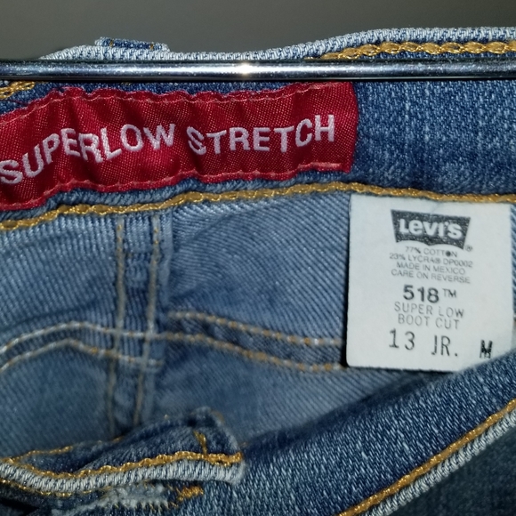Levi's superlow stretch jean 13 blue - Picture 2 of 3